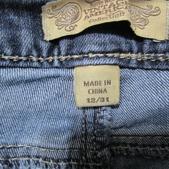 Nine West Vintage America Collection Jeans Women's Bootcut Jeans Embellished - Picture 7 of 11